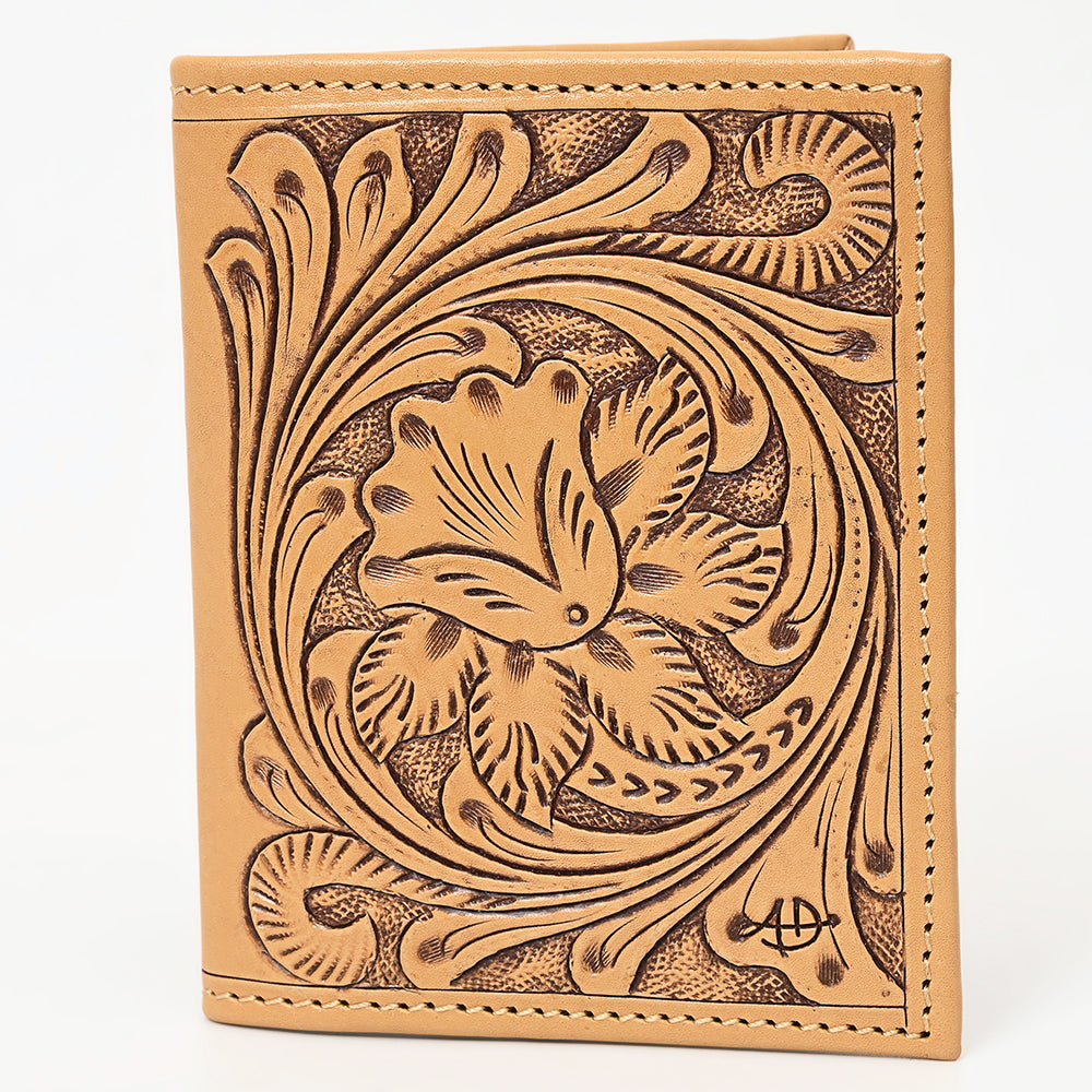 American Darling Wallet Hand Tooled Genuine Leather Western Women Bag | Wristlet Travel