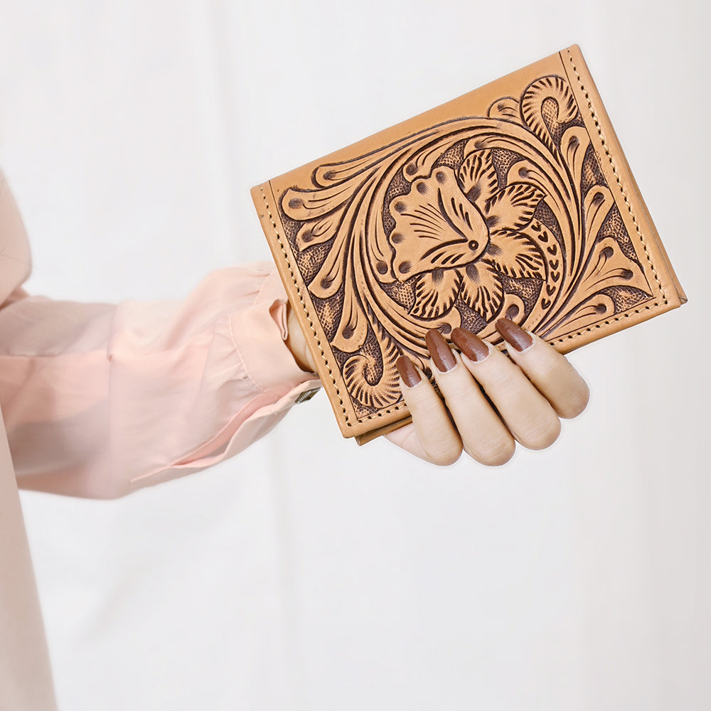 American Darling Hand-Tooled Genuine Leather Bag
