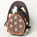 American Darling Hand-Tooled Hair-On Genuine Leather Bag