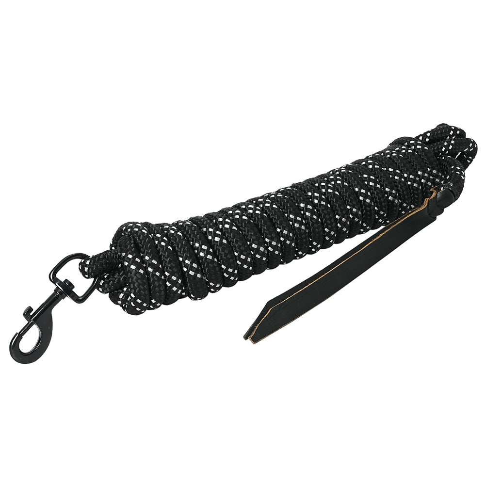 25 ft. Hilason Western Horse Adjustble Nylon Rope With Latigo Ends