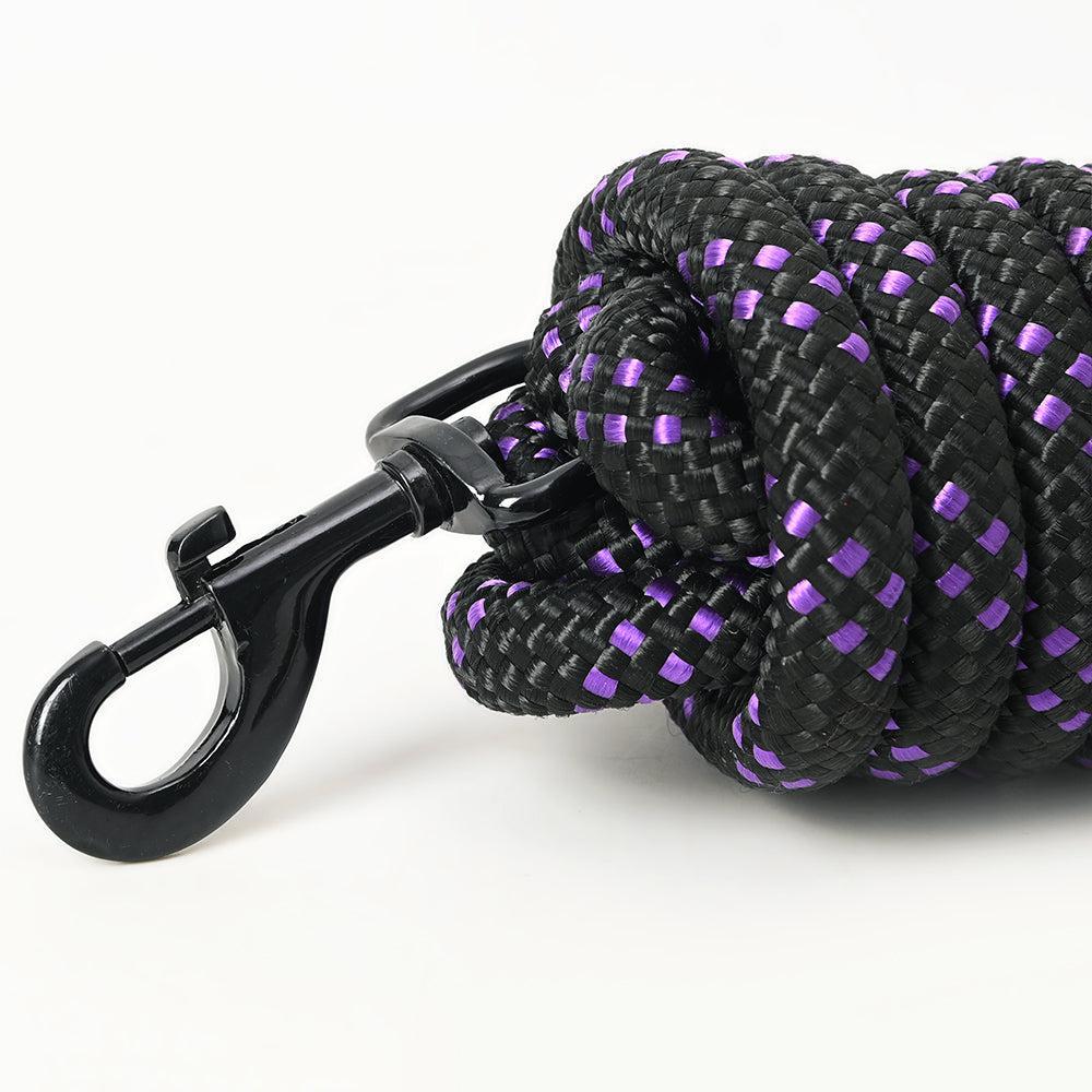25 ft. Hilason Western Horse Adjustble Nylon Rope With Latigo Ends