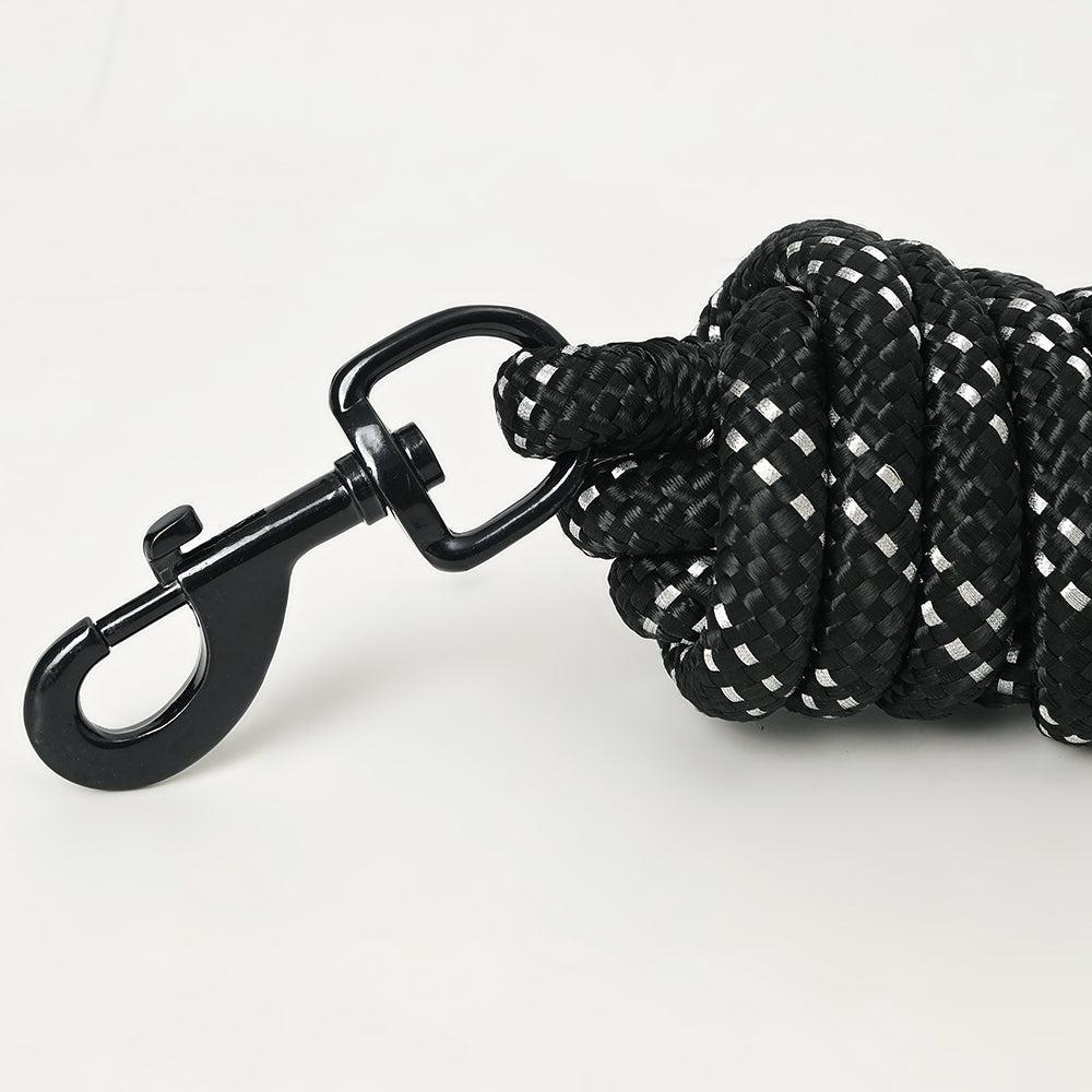 25 ft. Hilason Western Horse Adjustble Nylon Rope With Latigo Ends