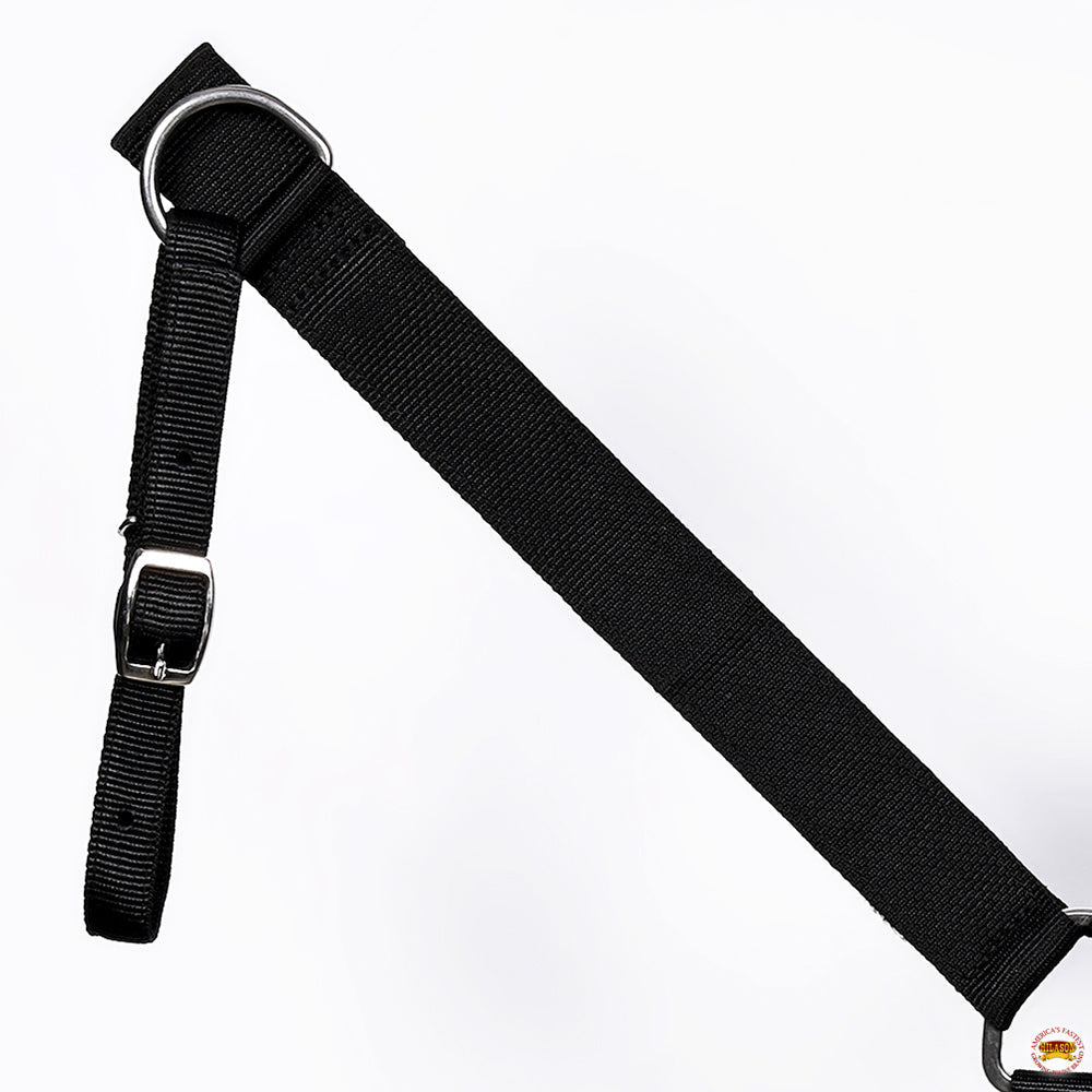 Hilason Western Horse Genuine Heavyduty Nylon Breast Collar Black