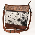 Ohlay Hobo Hand Tooled Hair-on Genuine Leather