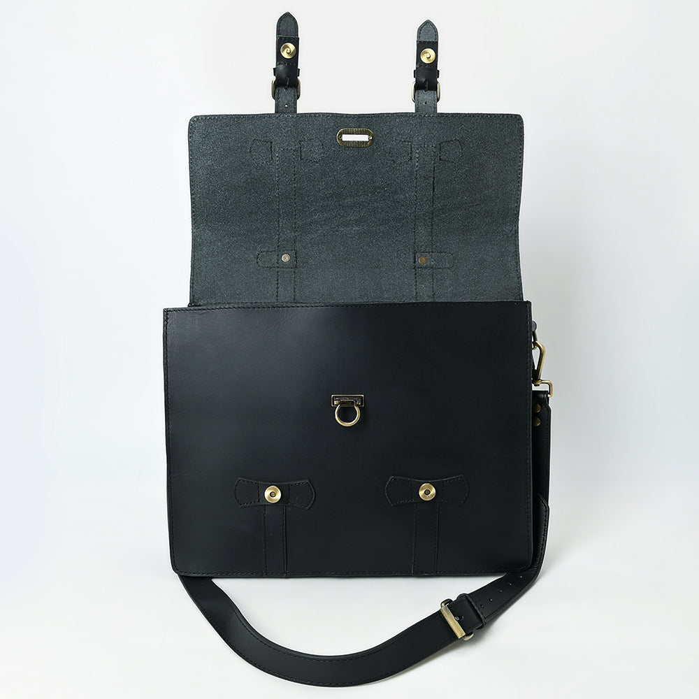 American Darling Western Genuine Leather Briefcase Bag Handmade Durable Work Laptop Messenger Office Travel Professional Bag