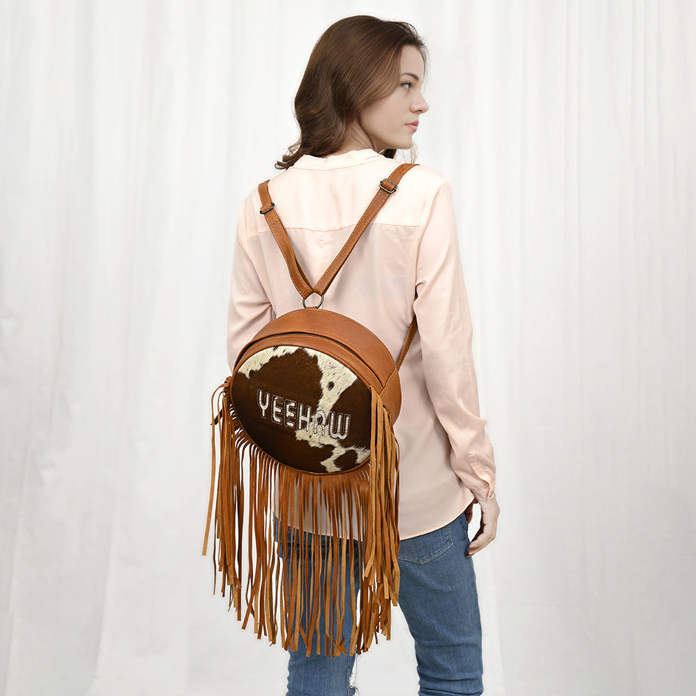 American Darling Hair-On Genuine Leather Tote