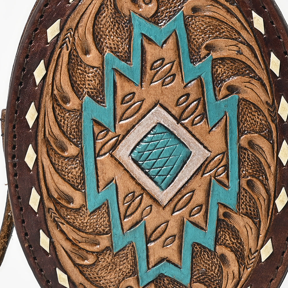 American Darling Hand-Tooled Genuine Leather Bag