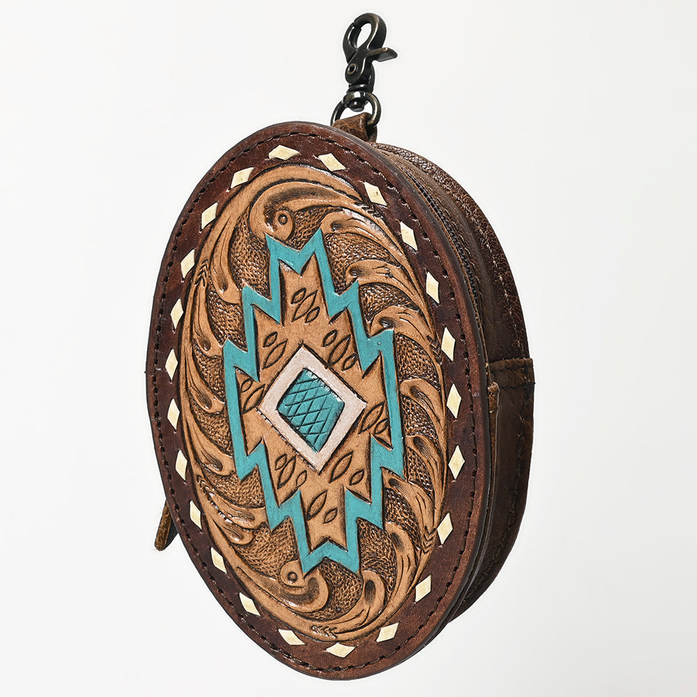 American Darling Hand-Tooled Genuine Leather Bag
