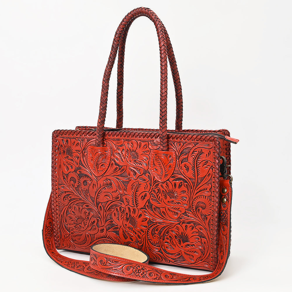 American Darling Hand-Tooled Genuine Leather Tote