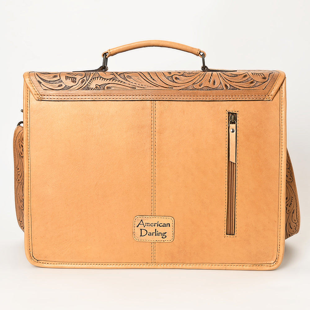 American Darling Hand-Tooled Genuine Leather Tote