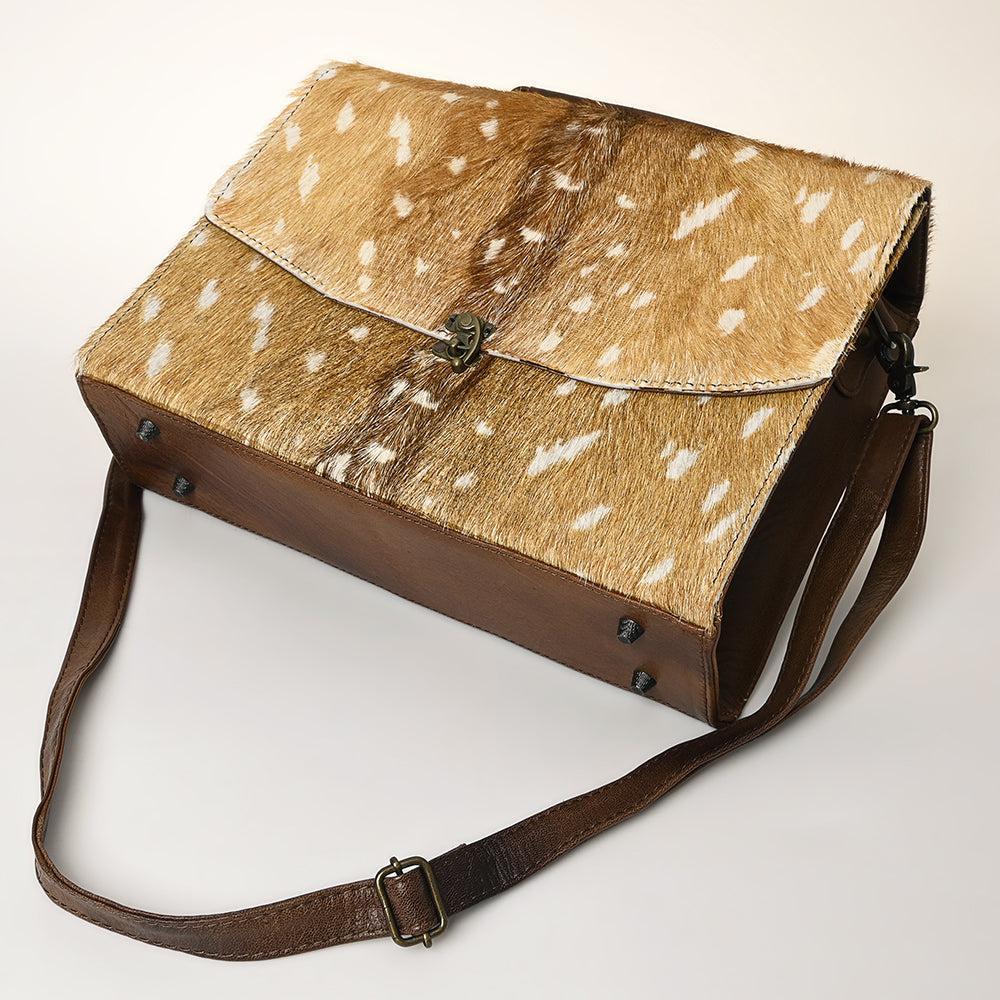 American Darling Hair-On Genuine Leather Crossbody Bag
