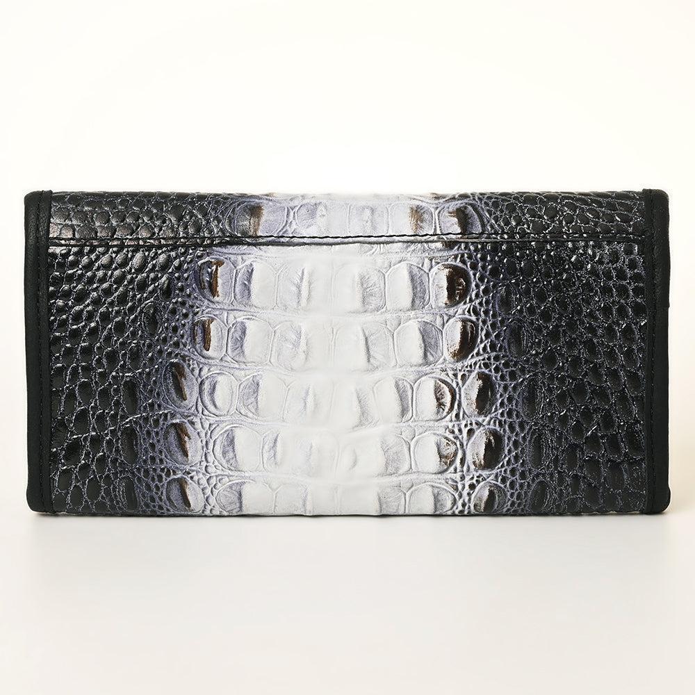 American Darling Crocodile Embossed Genuine Leather Wallet