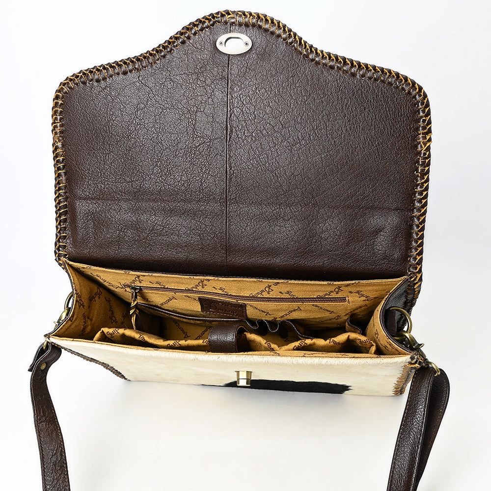 American Darling Messenger Hair On Genuine Leather women bag western handbag purse