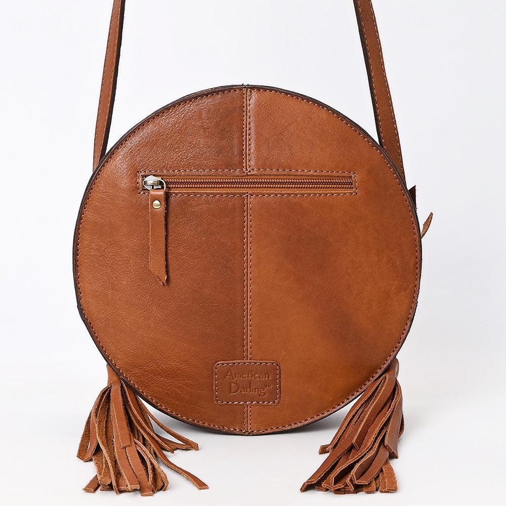 American Darling Canteen Beautifully Hand Tooled Genuine Leather