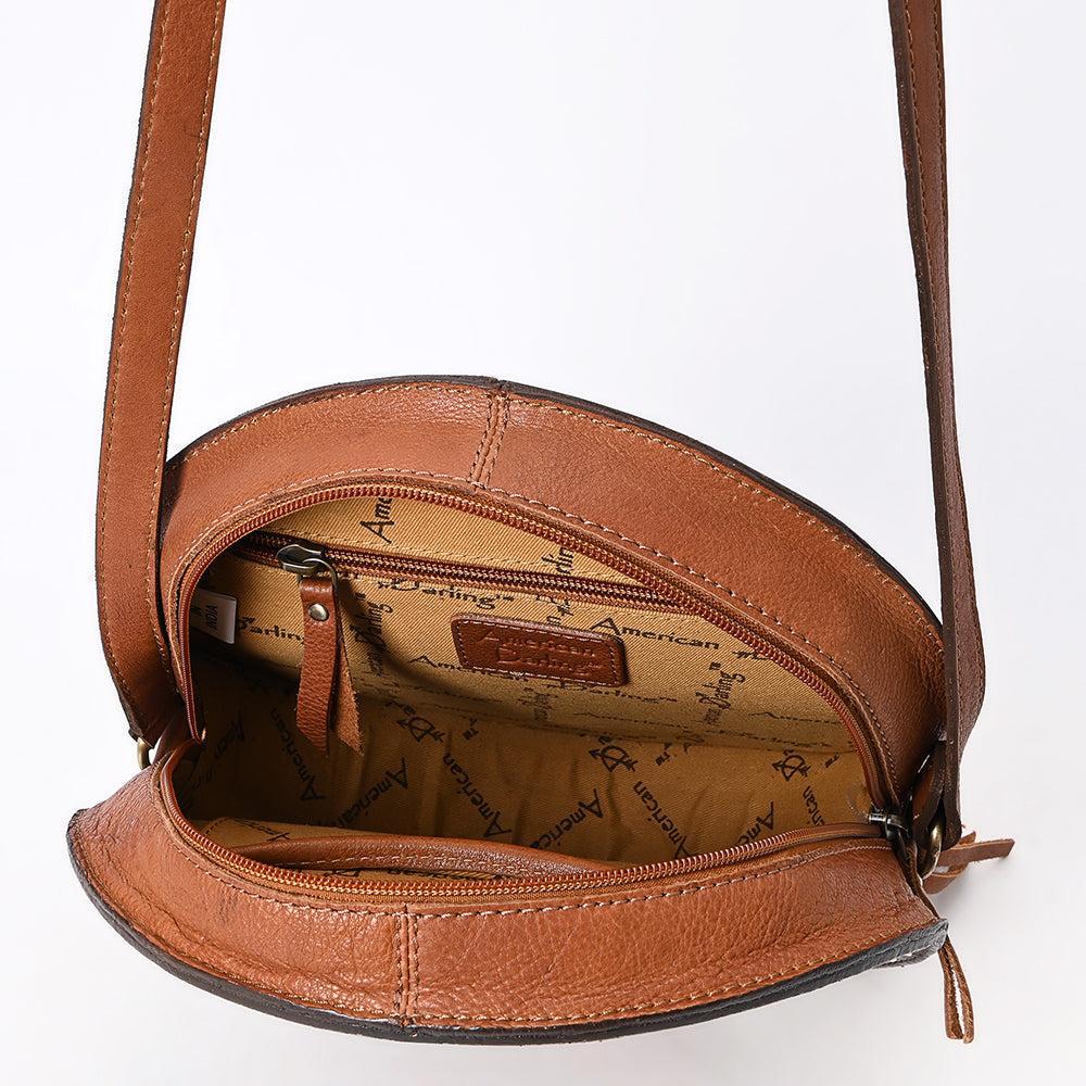 American Darling Canteen Beautifully Hand Tooled Genuine Leather