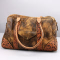 American Darling Hand-Tooled Genuine Leather Tote