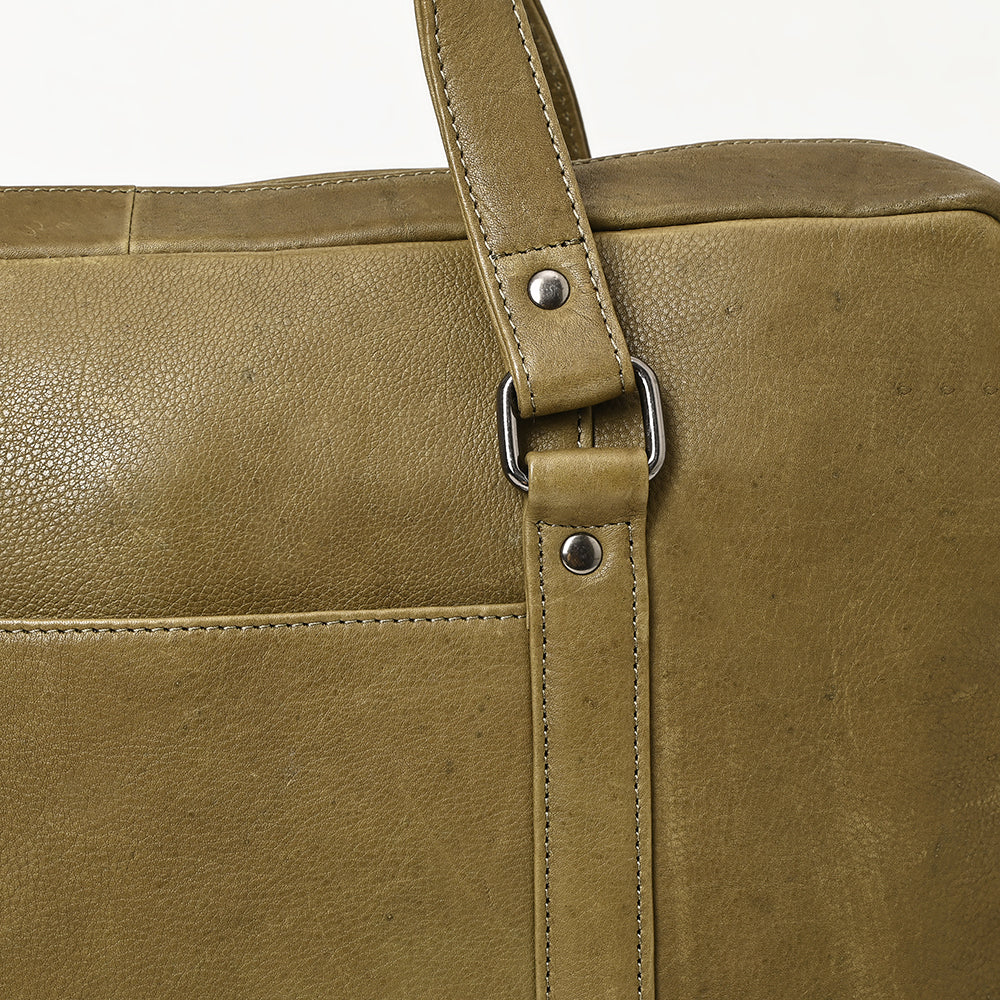American Darling Briefcase Western Genuine Leather Handcrafted Messenger Laptop Bag with Detachable Shoulder Strap