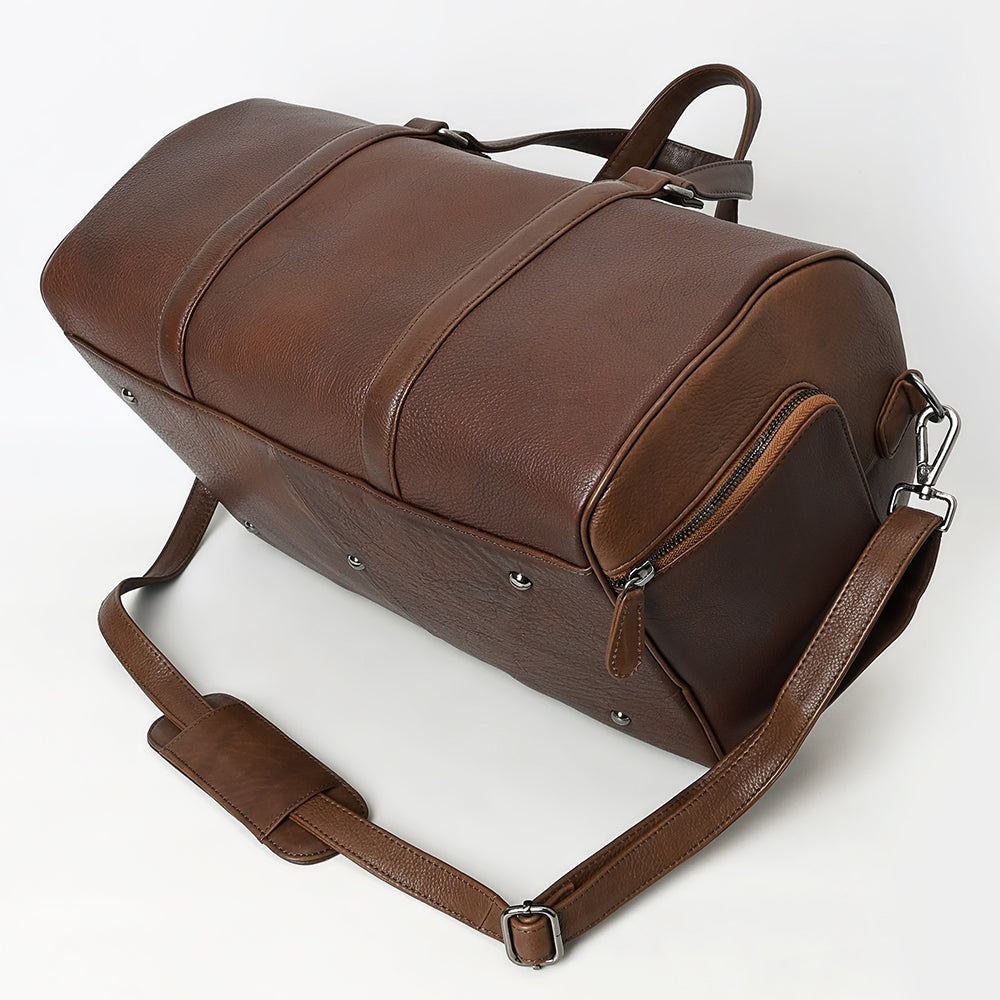American Darling Duffel Full Grain Genuine Leather Western Women Bag | Handbag Duffle Weekend Travel Bags for