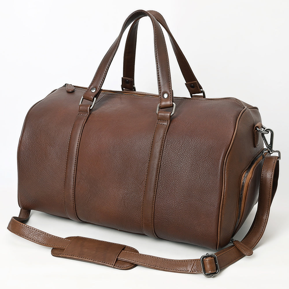 American Darling Duffel Full Grain Genuine Leather Western Women Bag | Handbag Duffle Weekend Travel Bags for