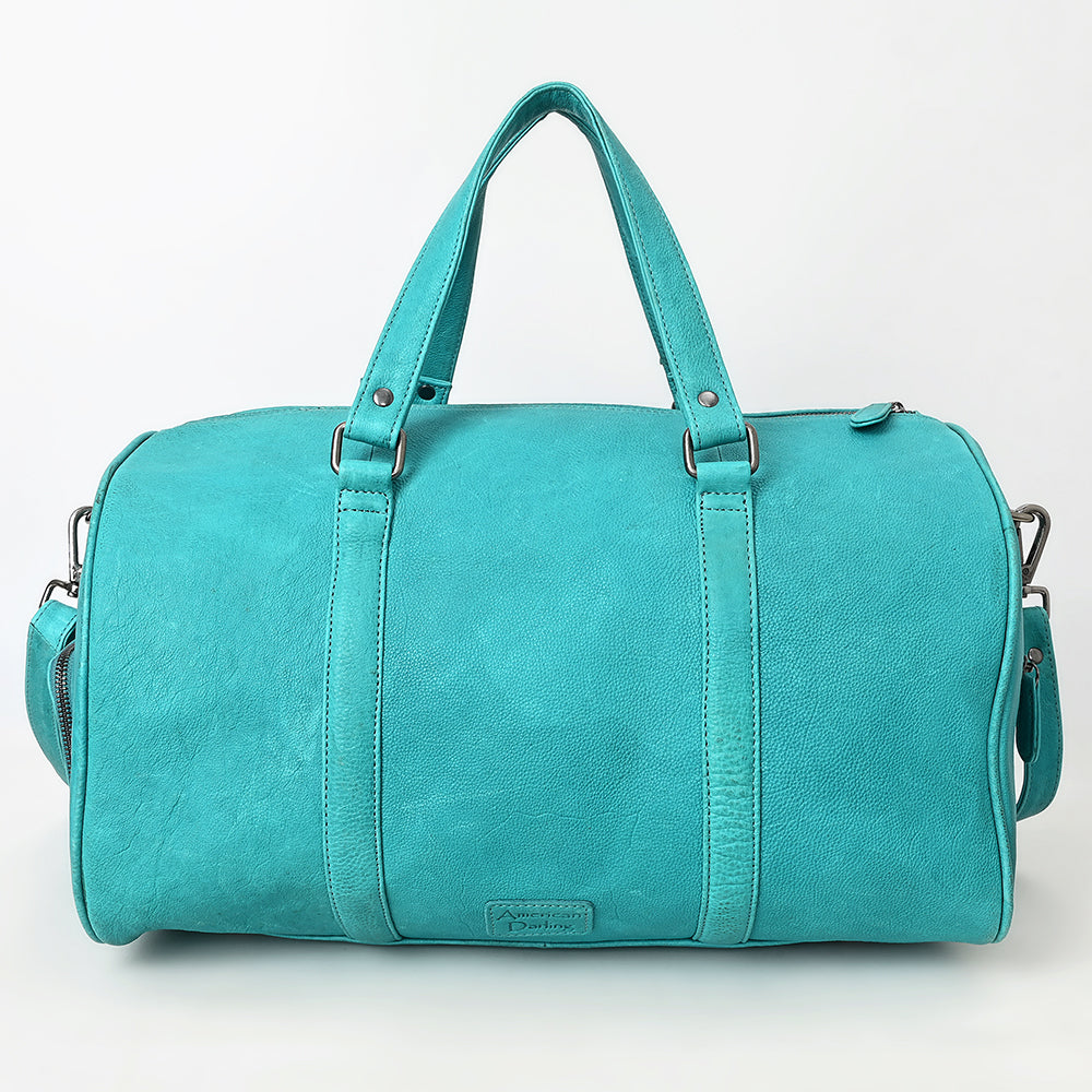 American Darling Duffel Full Grain Genuine Leather Western Women Bag | Handbag Duffle Weekend Travel Bags for