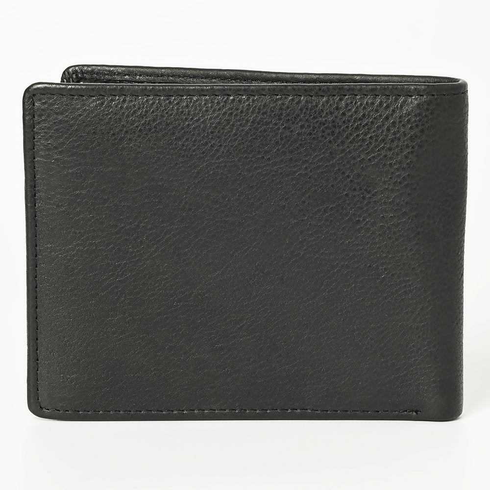 American Darling Wallet Western Genuine Leather Handcrafted Classic Bifold Pocket Wallet with YKK Zipper Coin Pocket