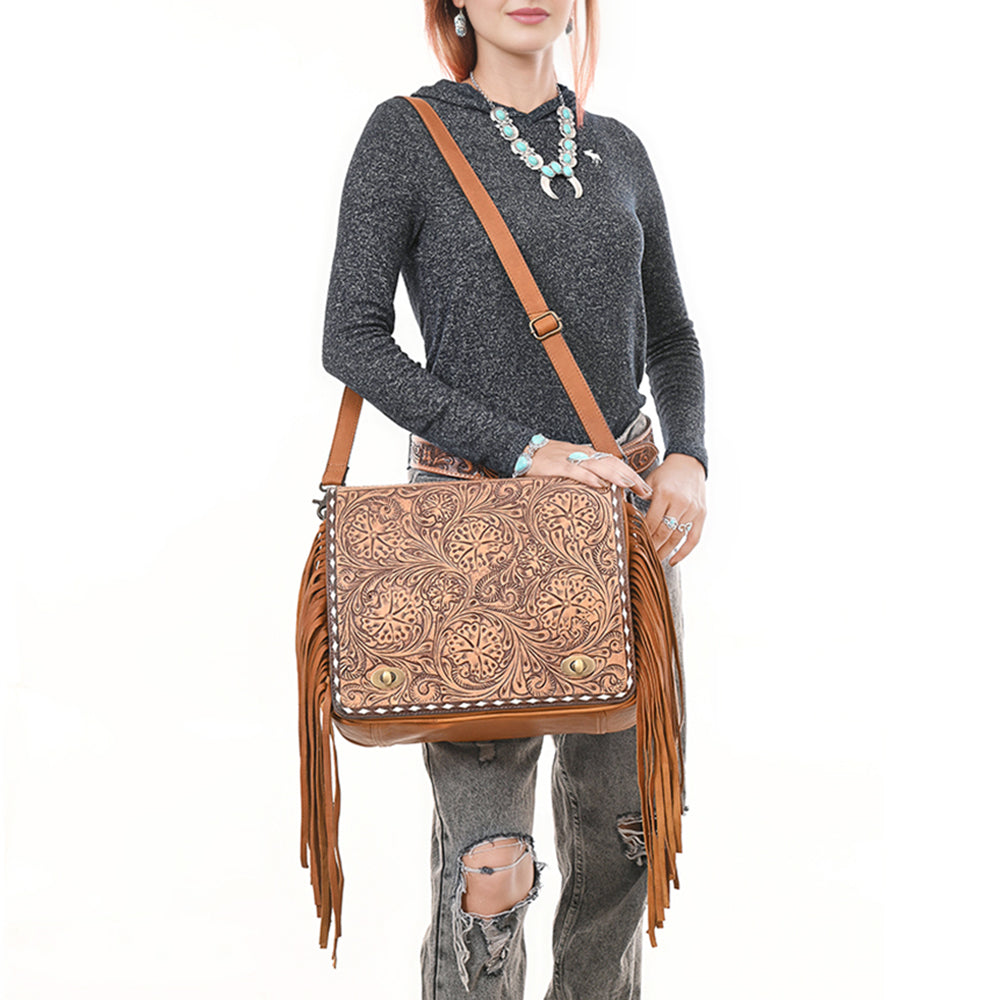 American Darling Cross Body I Hand Tooled Genuine Leather Women Bag Western Handbag Purse