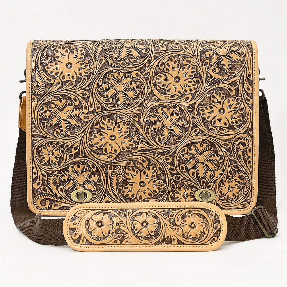American Darling Messenger I Hand Tooled Genuine Leather Women Bag Western Handbag Purse