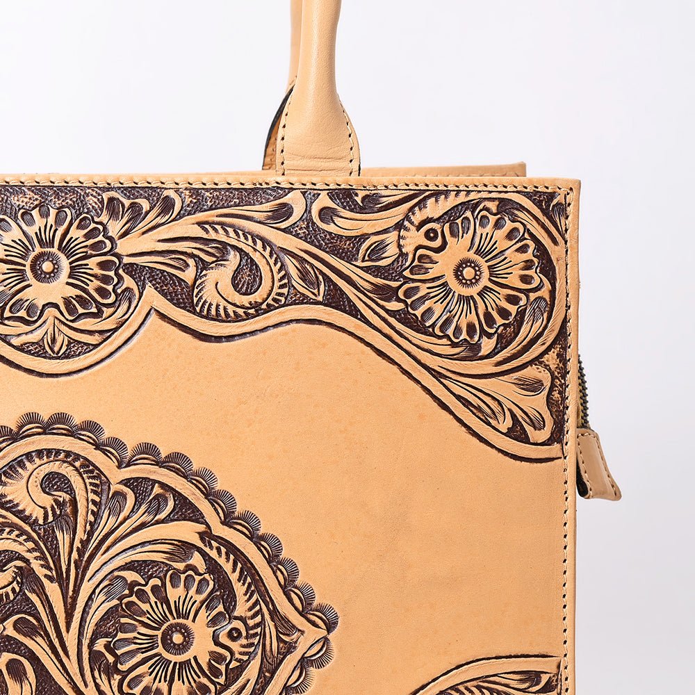 American Darling Hand-Tooled Genuine Leather Bag