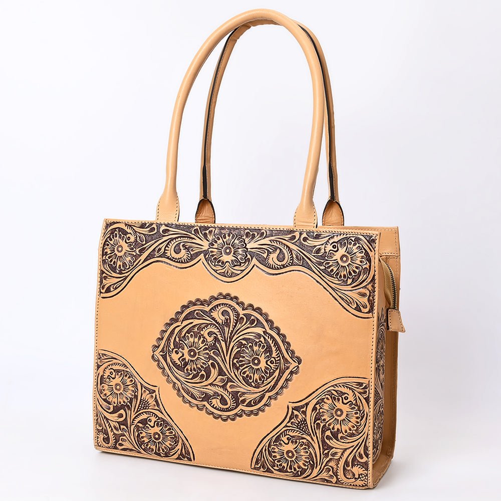 American Darling Hand-Tooled Genuine Leather Bag