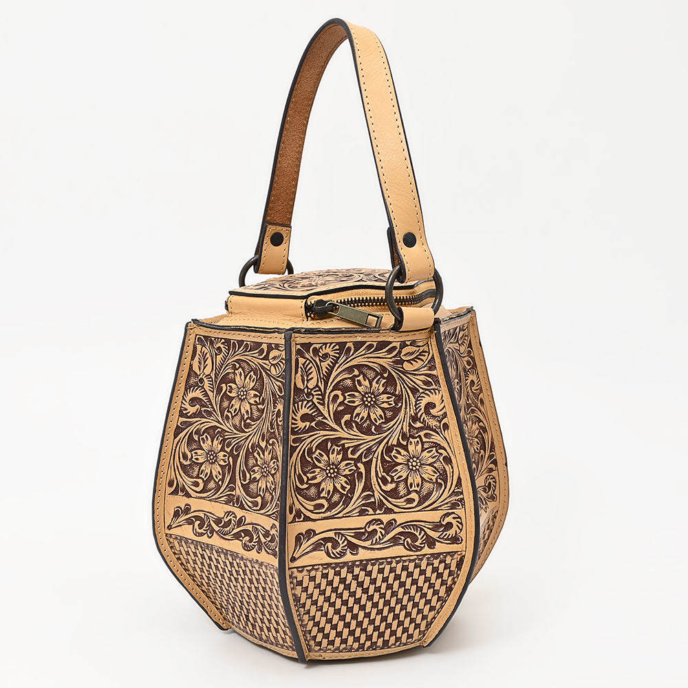 American Darling Hand-Tooled Genuine Leather Tote