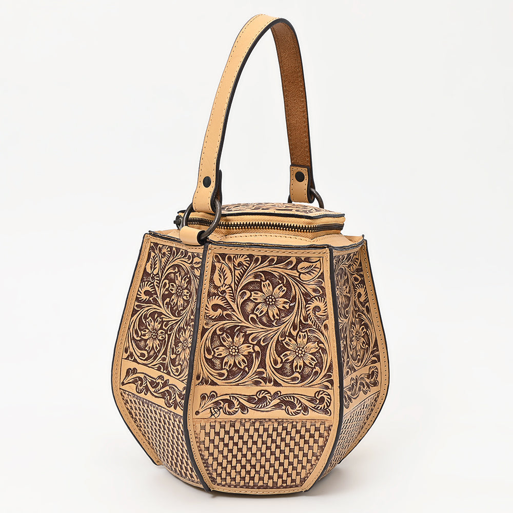 American Darling Hand-Tooled Genuine Leather Tote