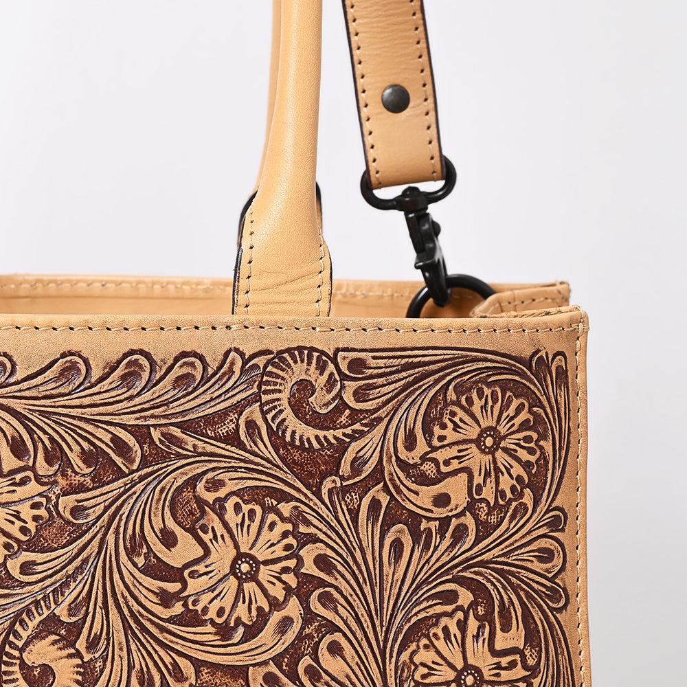 American Darling Hand-Tooled Genuine Leather Bag