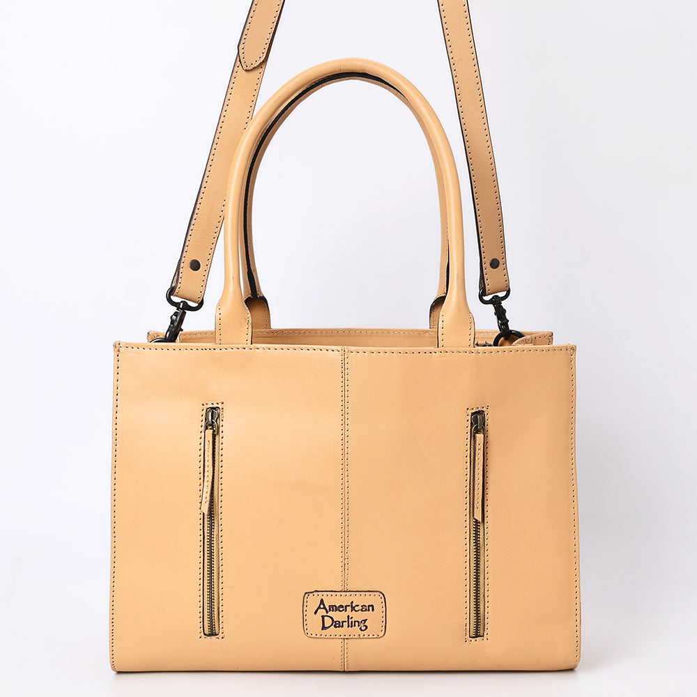 American Darling Tote Hand Tooled Genuine Leather Western Women Bag Handbag Purse | Travel Bags College Casual