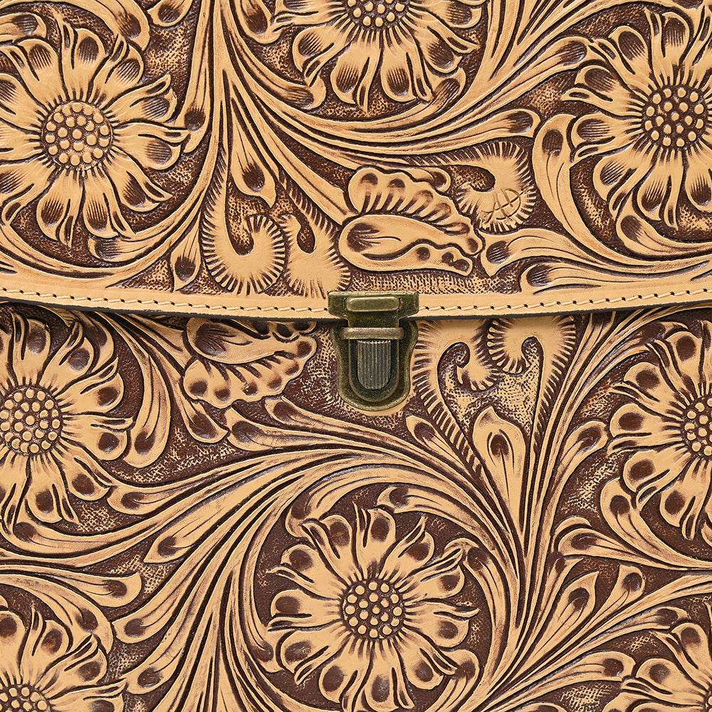 American Darling Tote Hand Tooled Genuine Leather Women Bag Western Handbag Purse | Travel Bags