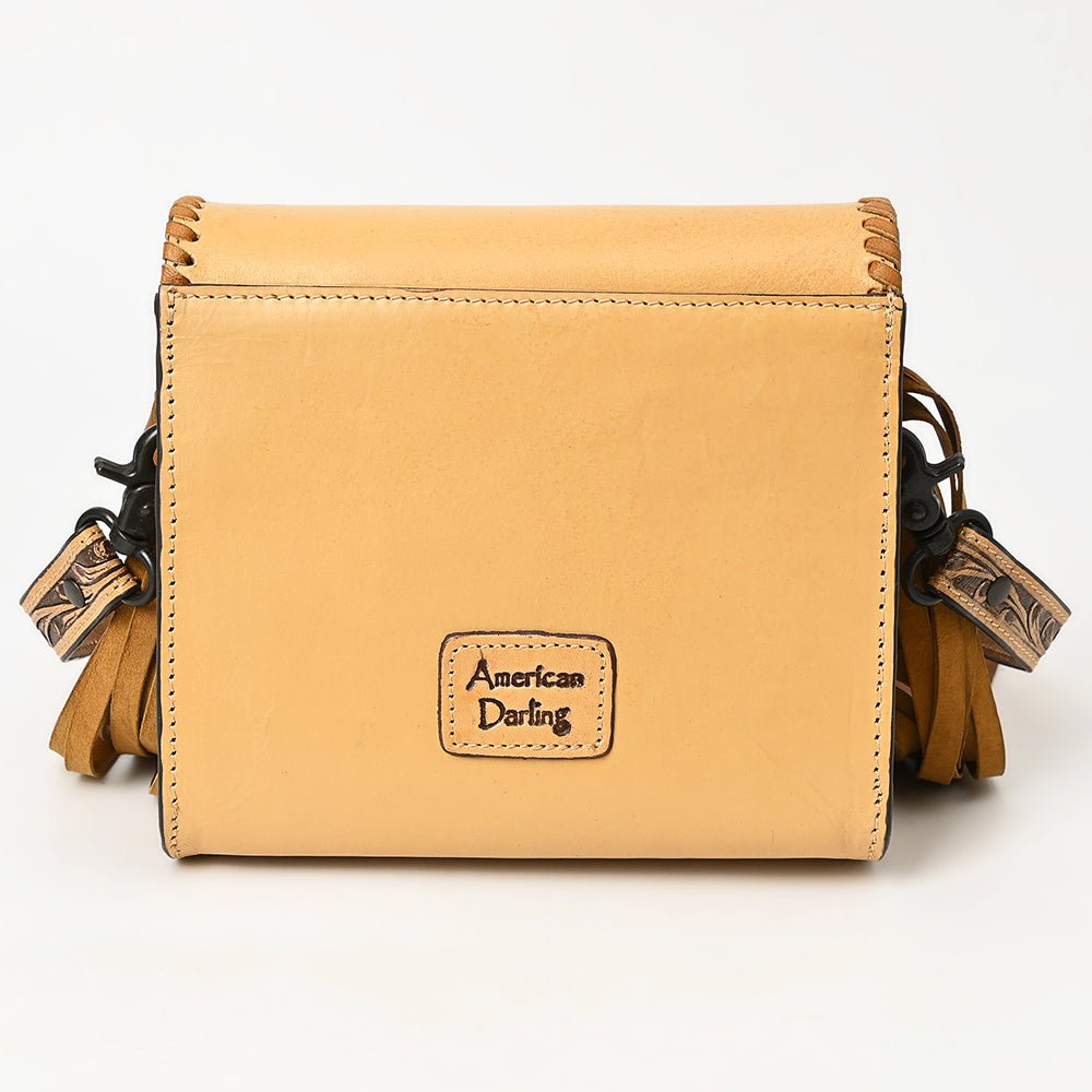 American Darling Small Crossbody Hand Tooled Genuine Leather