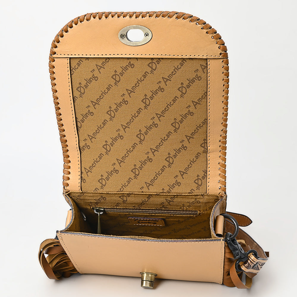 American Darling Hand Tooled Genuine Leather