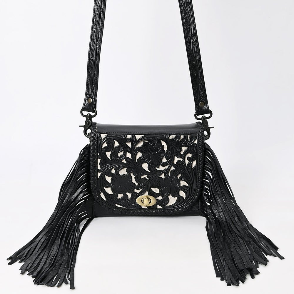 American Darling Small Crossbody Hand Tooled Genuine Leather