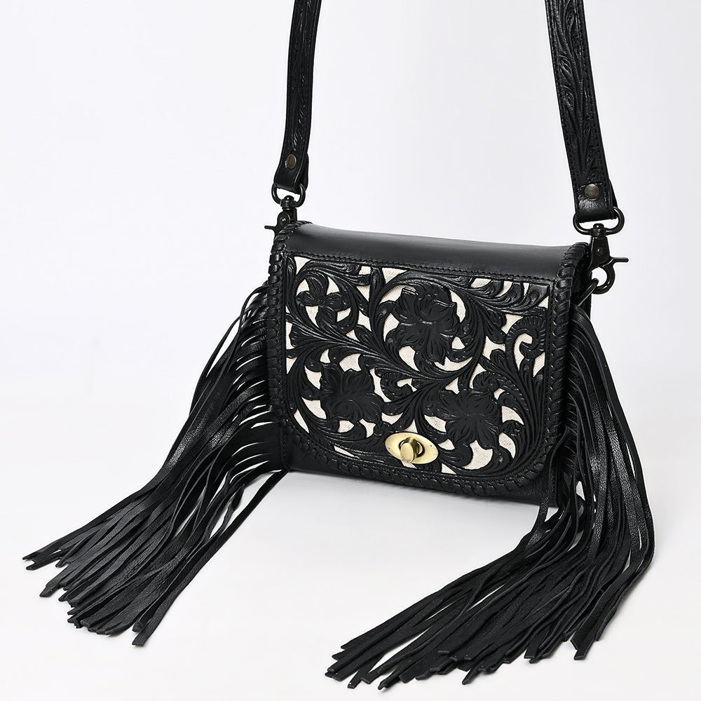 American Darling Small Crossbody Hand Tooled Genuine Leather