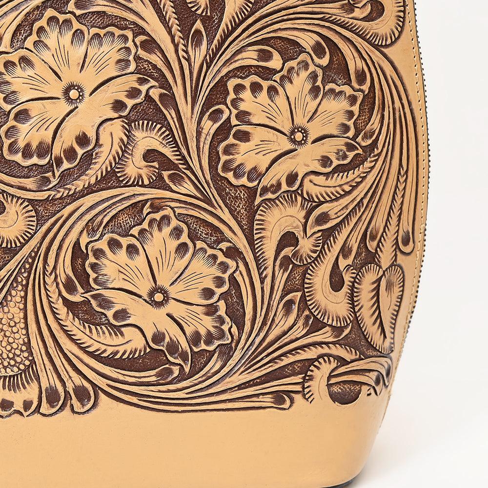 American Darling Hand-Tooled Genuine Leather Backpack