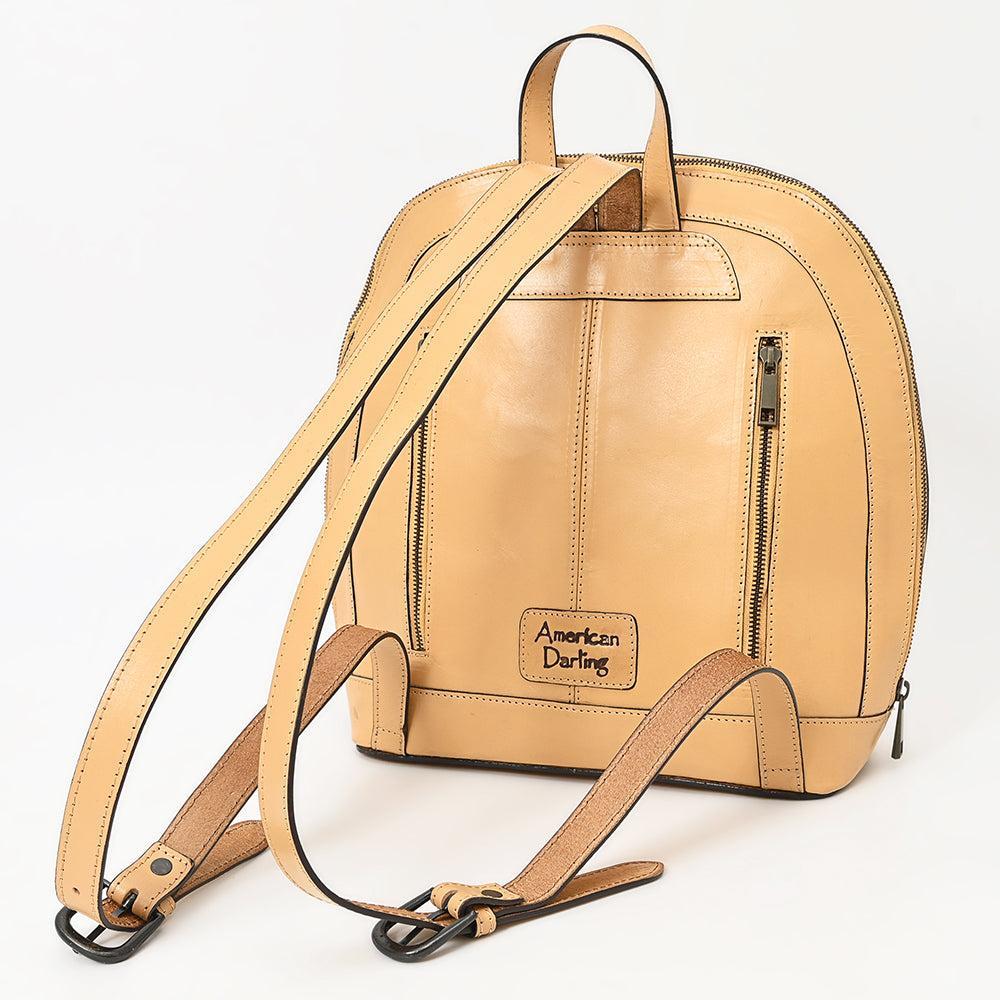American Darling Hand-Tooled Genuine Leather Backpack