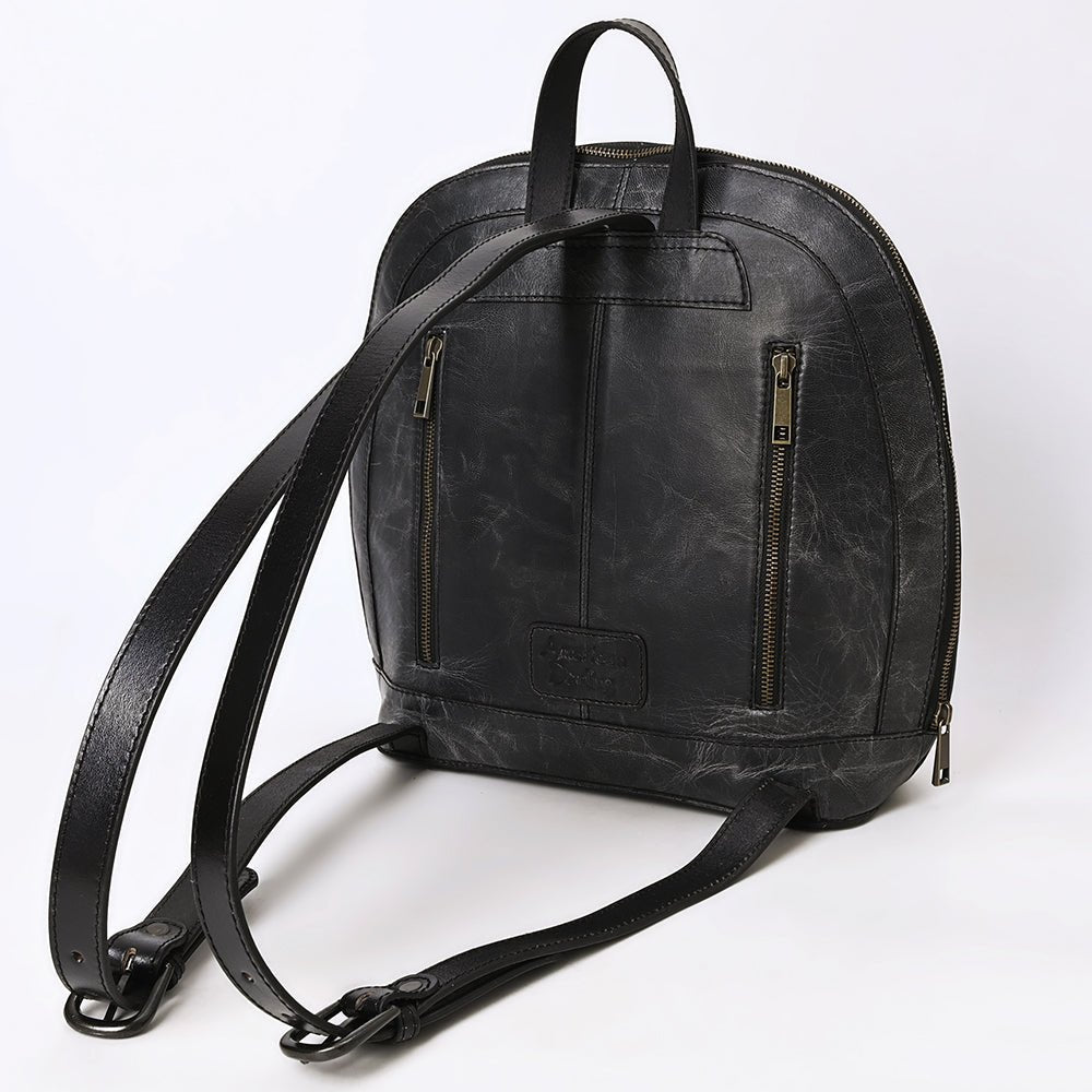 American Darling Backpack Hand Tooled Genuine Leather