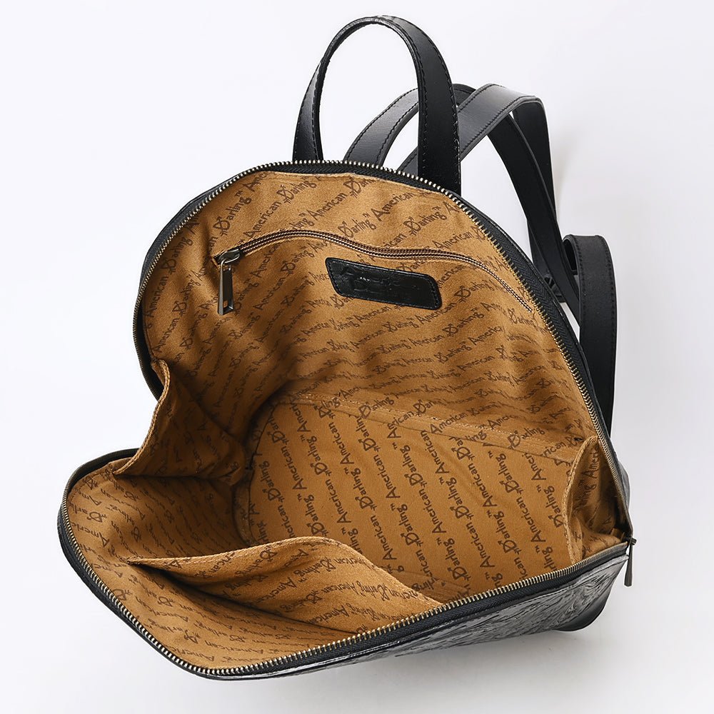 American Darling Backpack Hand Tooled Genuine Leather
