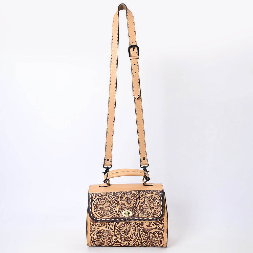 American Darling Hand-Tooled Genuine Leather Tote