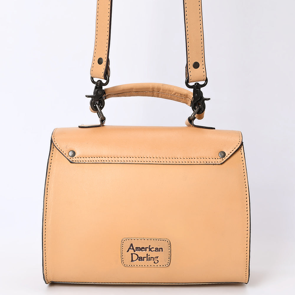 American Darling Hand-Tooled Genuine Leather Tote