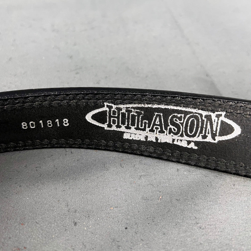 HILASON Western Heavy Duty Genuine Leather Mens Belt Black