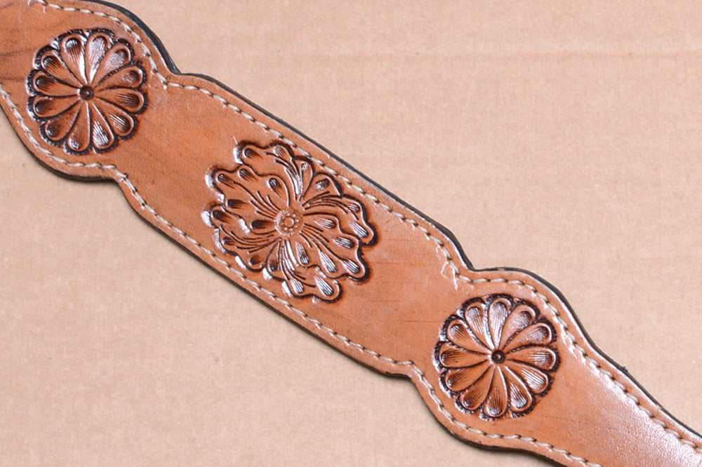 COMFYTACK Western Horse Headstall Breast Collar Tack Genuine American Leather