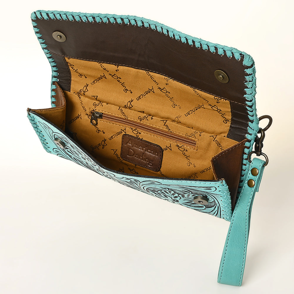 American Darling Hand-Tooled Genuine Leather Wallet