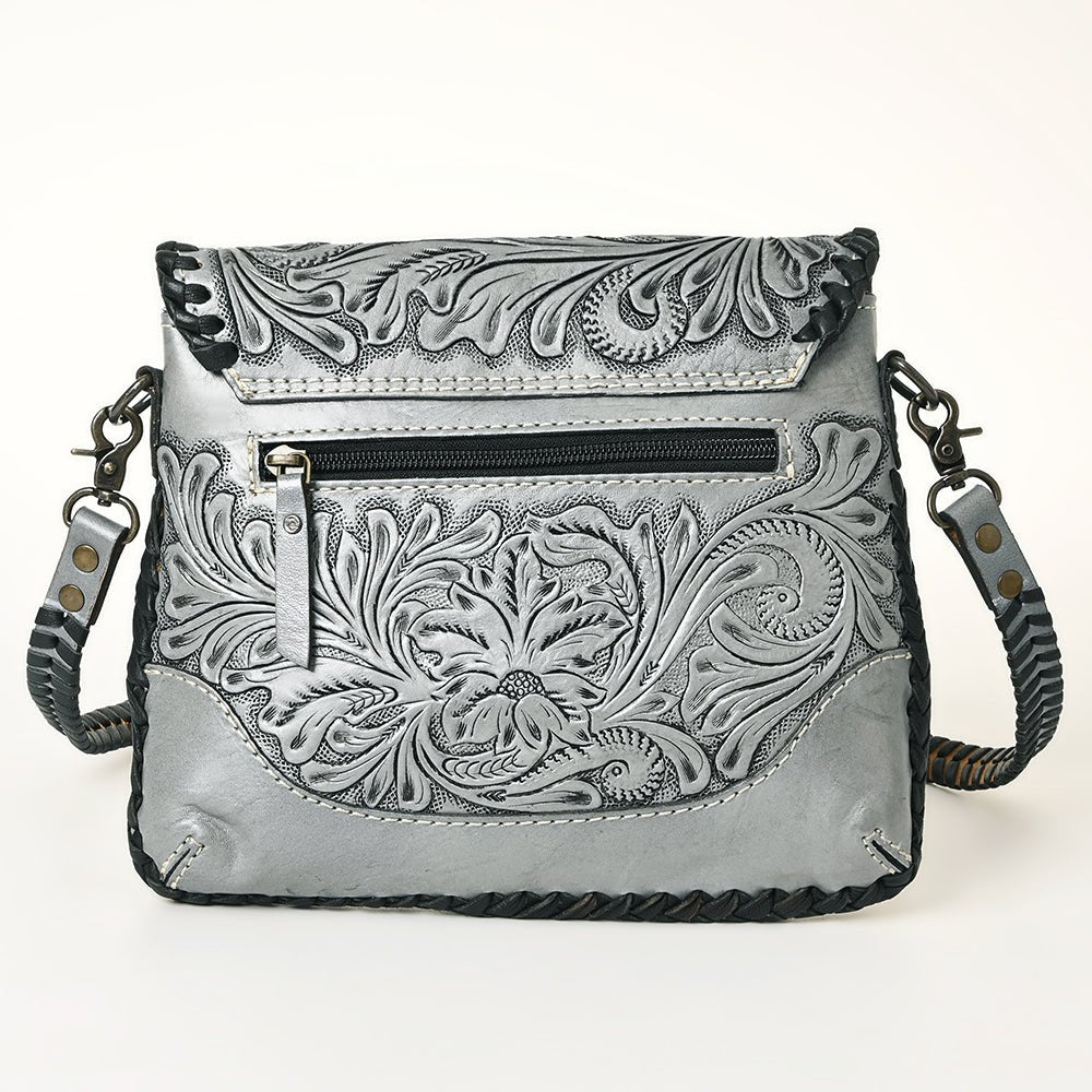 American Darling Small Crossbody Hand Tooled Genuine Leather