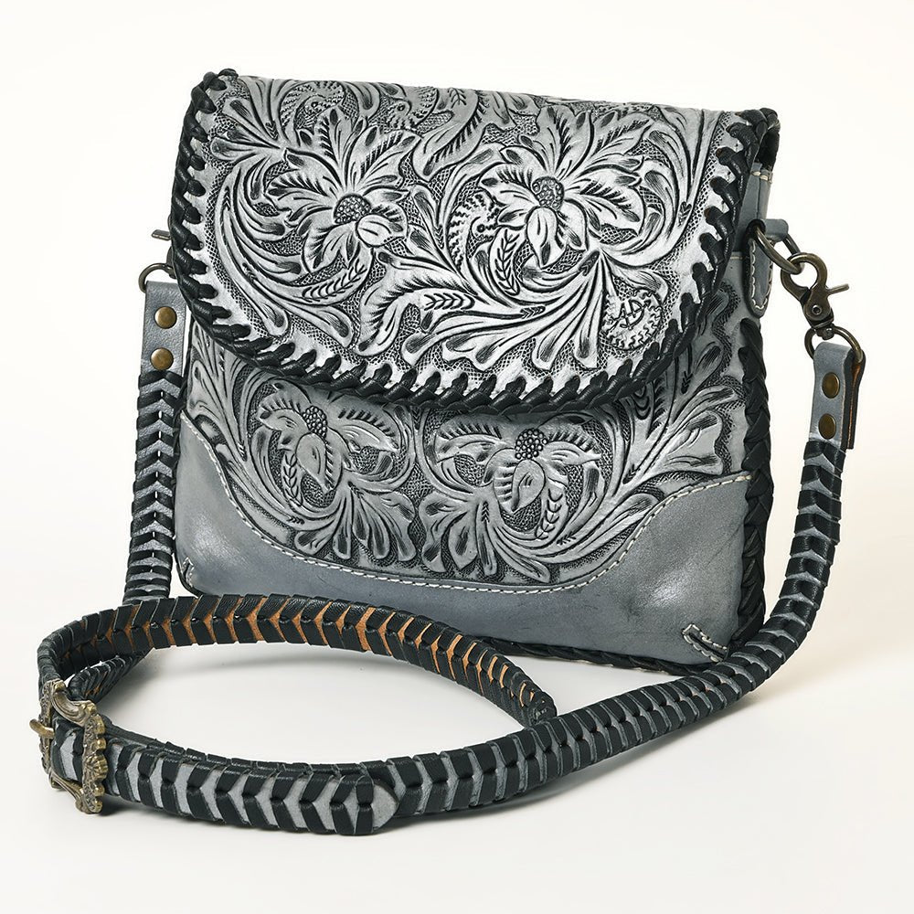 American Darling Small Crossbody Hand Tooled Genuine Leather