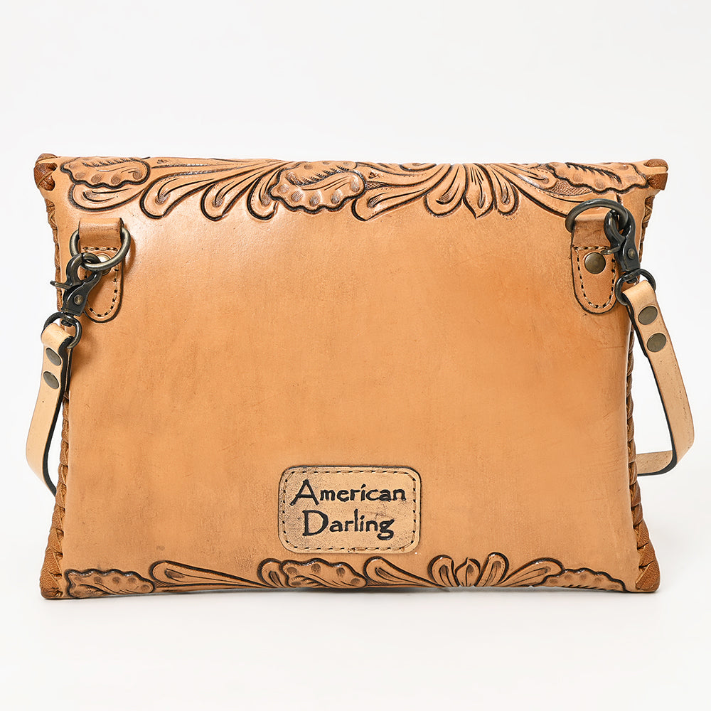 American Darling Envelope Hand Tooled Genuine Leather